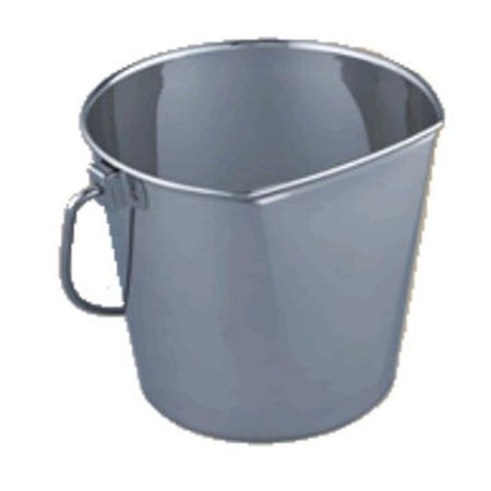 QT DOG QT Dog SS0224 9 Quart Flat Sided Bucket SS0224